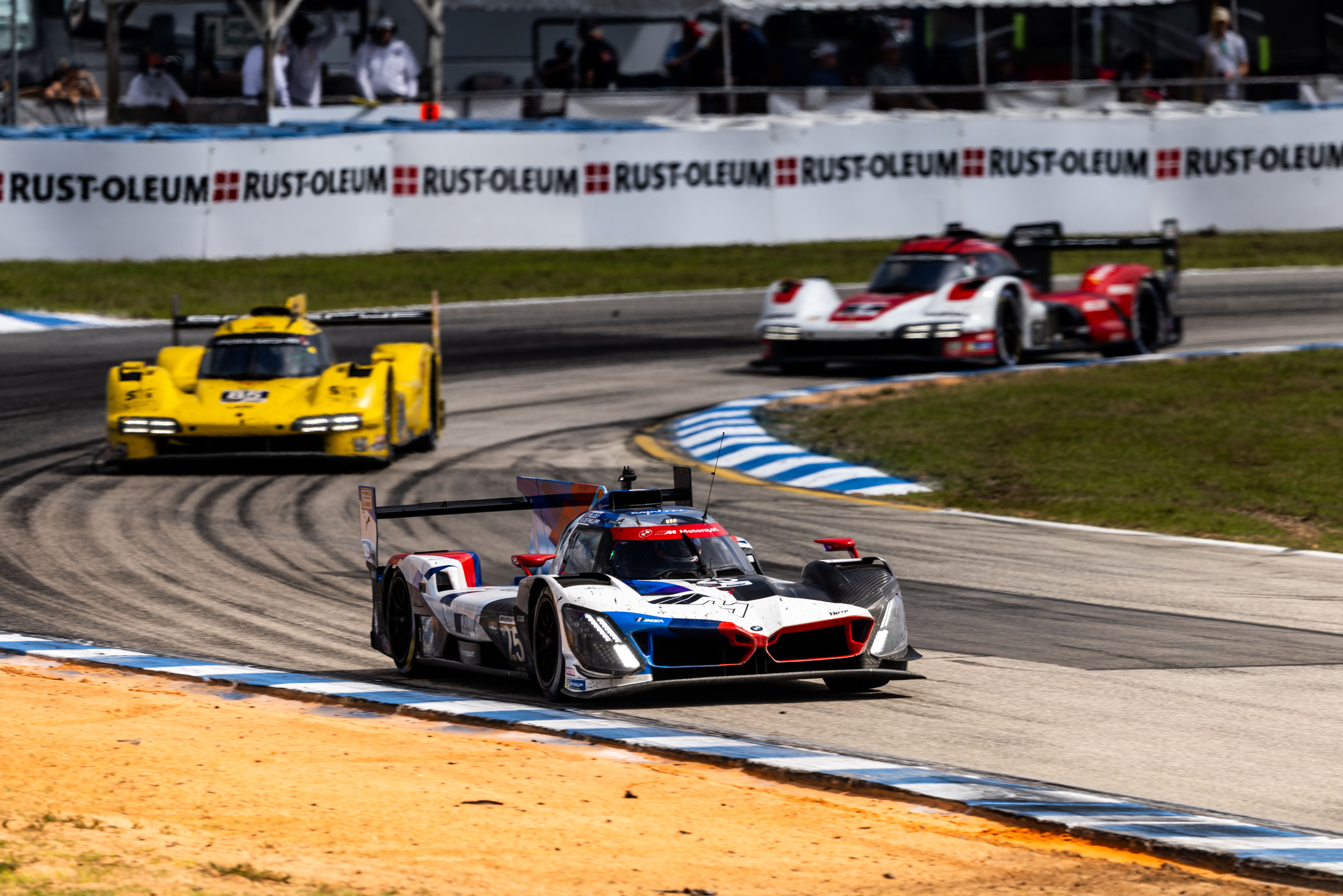 Sebring (USA), 14-16 March 2024. IMSA WeatherTech SportsCar Championship, Sebring International Raceway, BMW M Team RLL, GTP, LMDh, #25 BMW M Hybrid V8, Connor De Phillippi, Nick Yelloly, Maxime Martin.