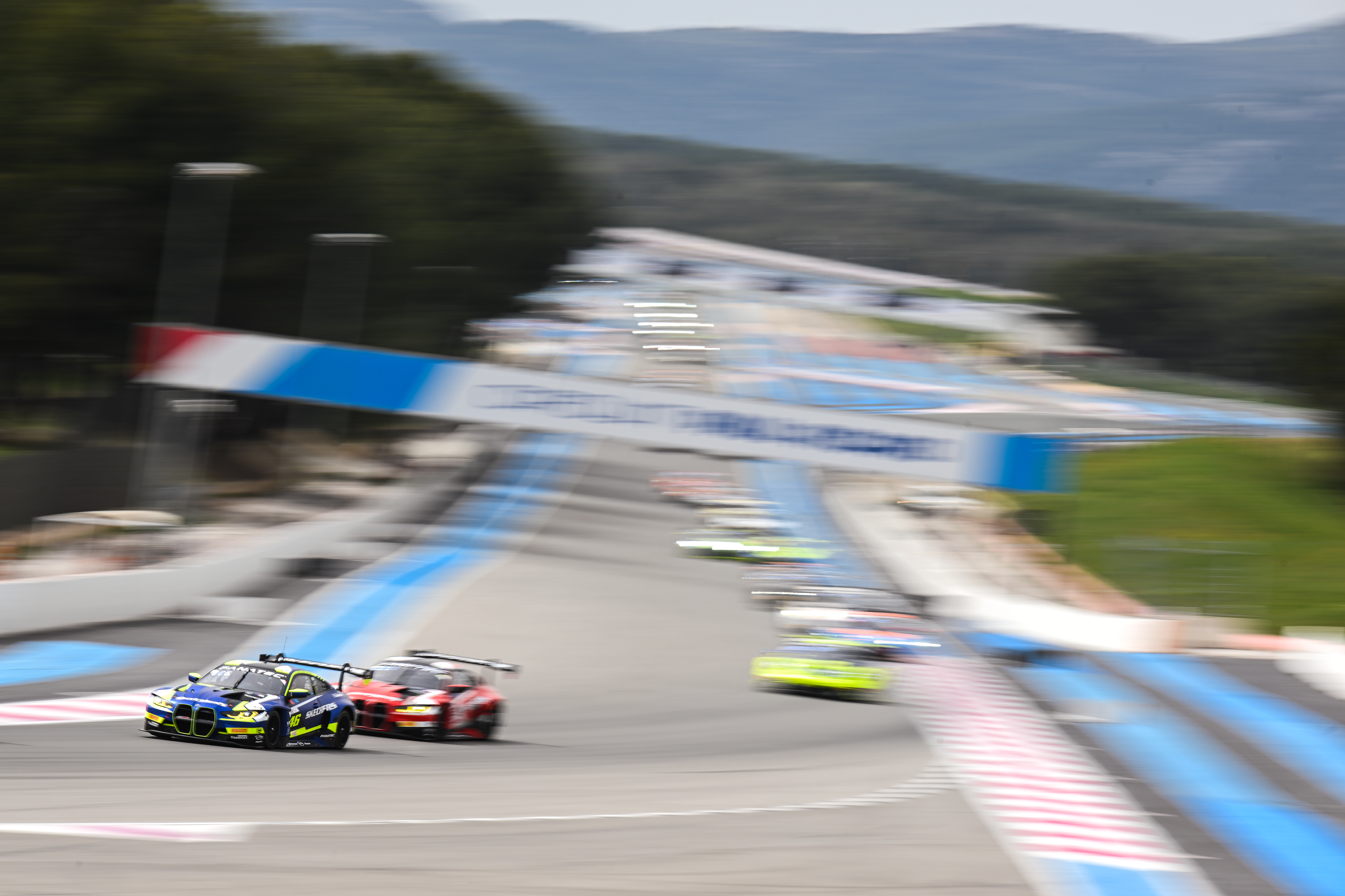 Le Castellet (FRA), 5-7 April 2024. Fanatec GT World Challenge Europe, GTWC, Circuit Paul Ricard, Endurance Cup, #46 BMW M4 GT3, BMW M Team WRT, Valentino Rossi, Maxime Martin, Raffaele Marciello.