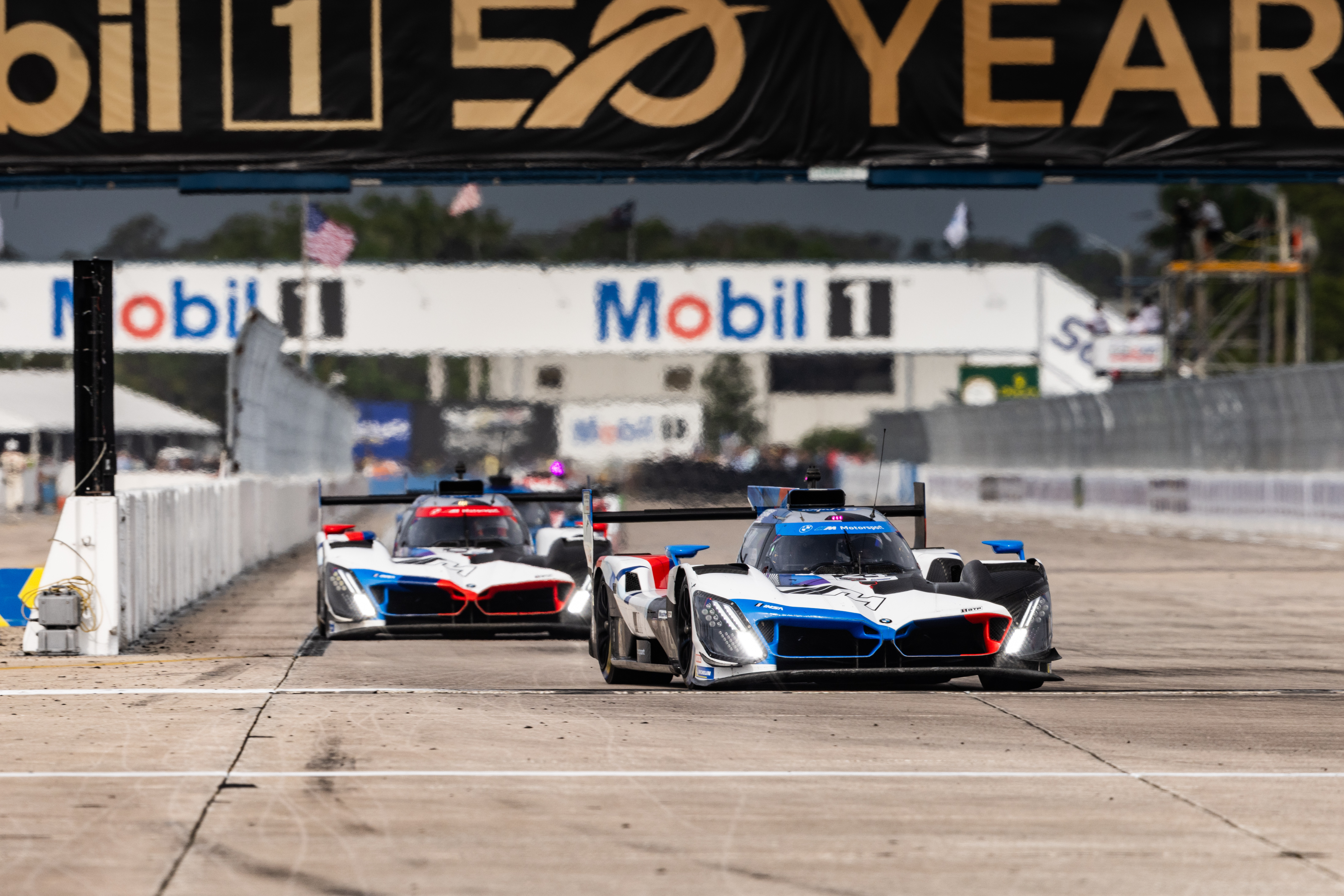 Sebring (USA), 14-16 March 2024. IMSA WeatherTech SportsCar Championship, Sebring International Raceway, BMW M Team RLL, GTP, LMDh, #24 BMW M Hybrid V8, Philipp Eng, Jesse Krohn, Augusto Farfus.