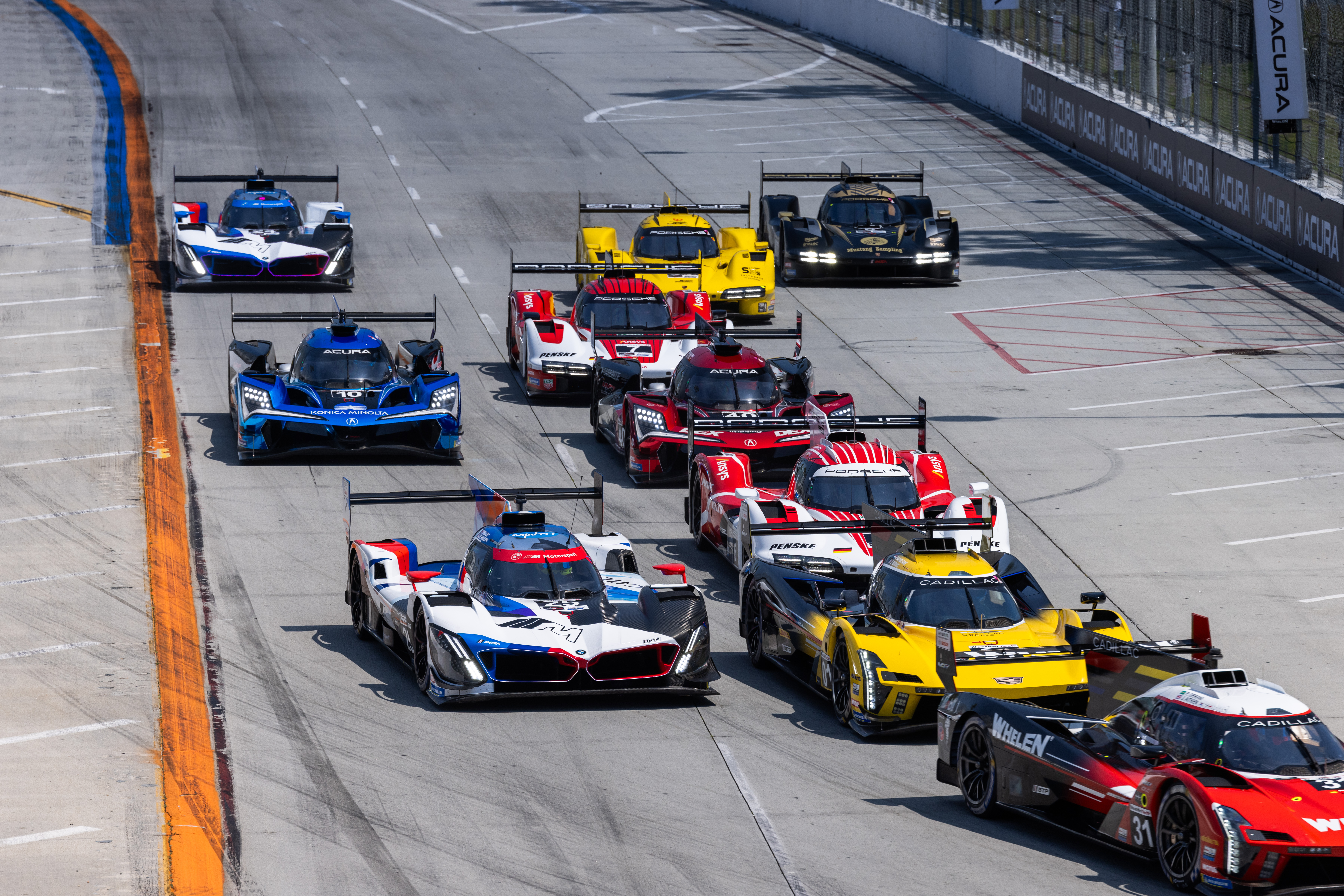 Long Beach (USA), 20-21 April 2024. IMSA WeatherTech SportsCar Championship, BMW M Team RLL, GTP, LMDh, #25 BMW M Hybrid V8, Connor De Phillippi, Nick Yelloly.