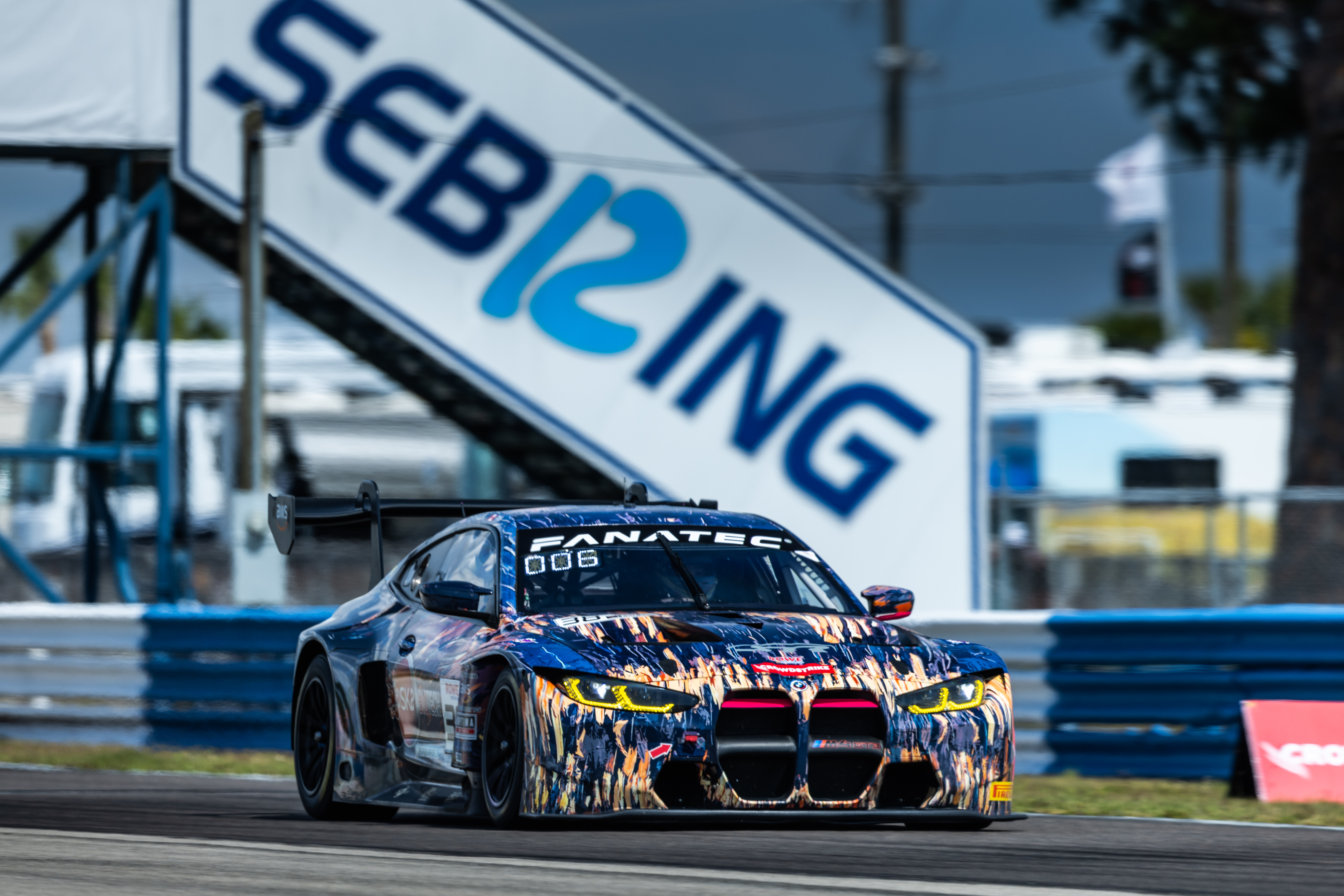 Sebring (USA), 4th to 5th May 2024. BMW M Motorsport. GT World Challenge America, #38 BMW M4 GT3, ST Racing, Neil Verhagen, Samantha Tan.