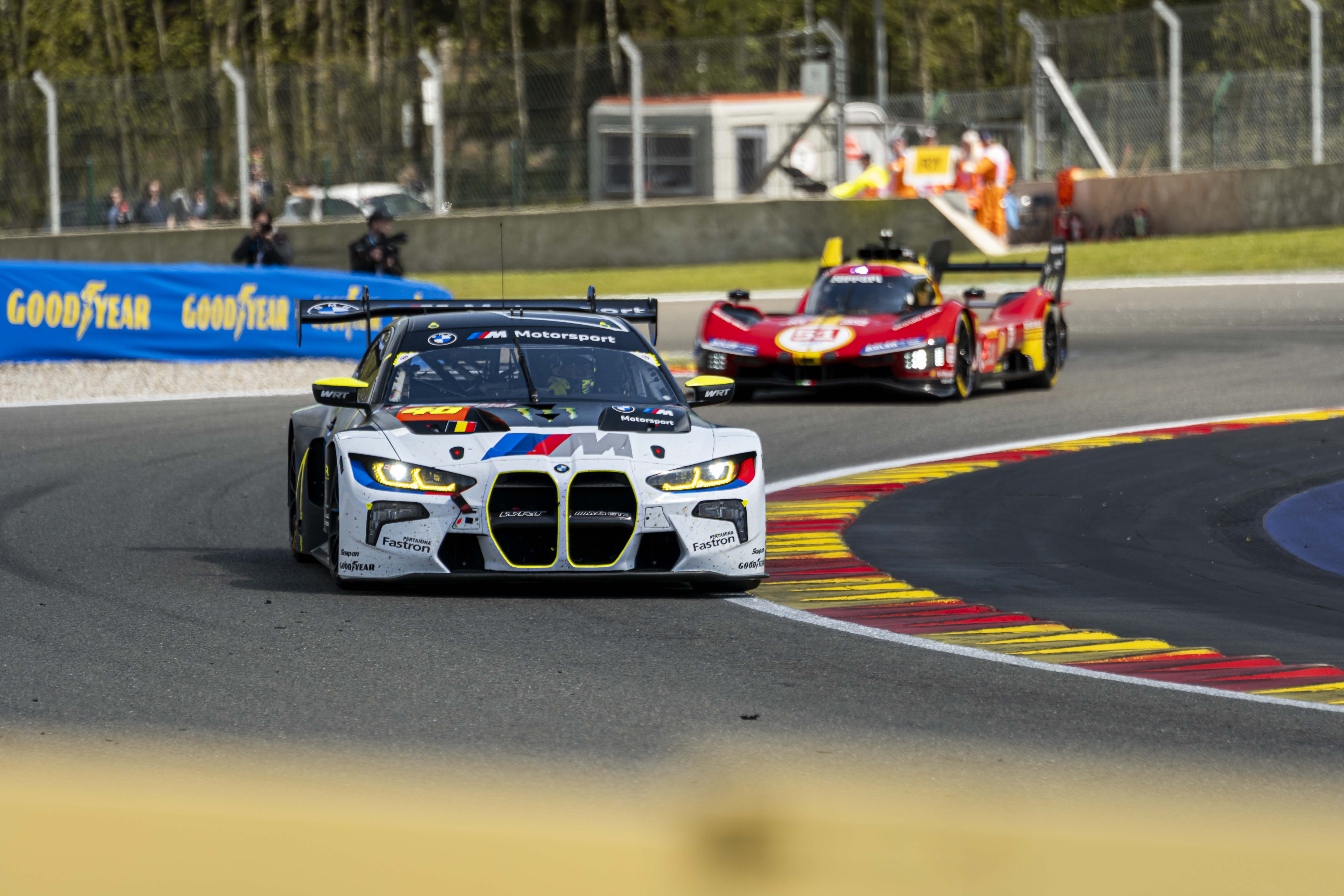 Spa-Francorchamps (BEL), 8-11 May 2024. BMW M Motorsport. FIA World Endurance Championship, FIA WEC, Team WRT, #46 BMW M4 GT3, LMGT3, Maxime Martin, Valentino Rossi, Ahmad Al Harthy.