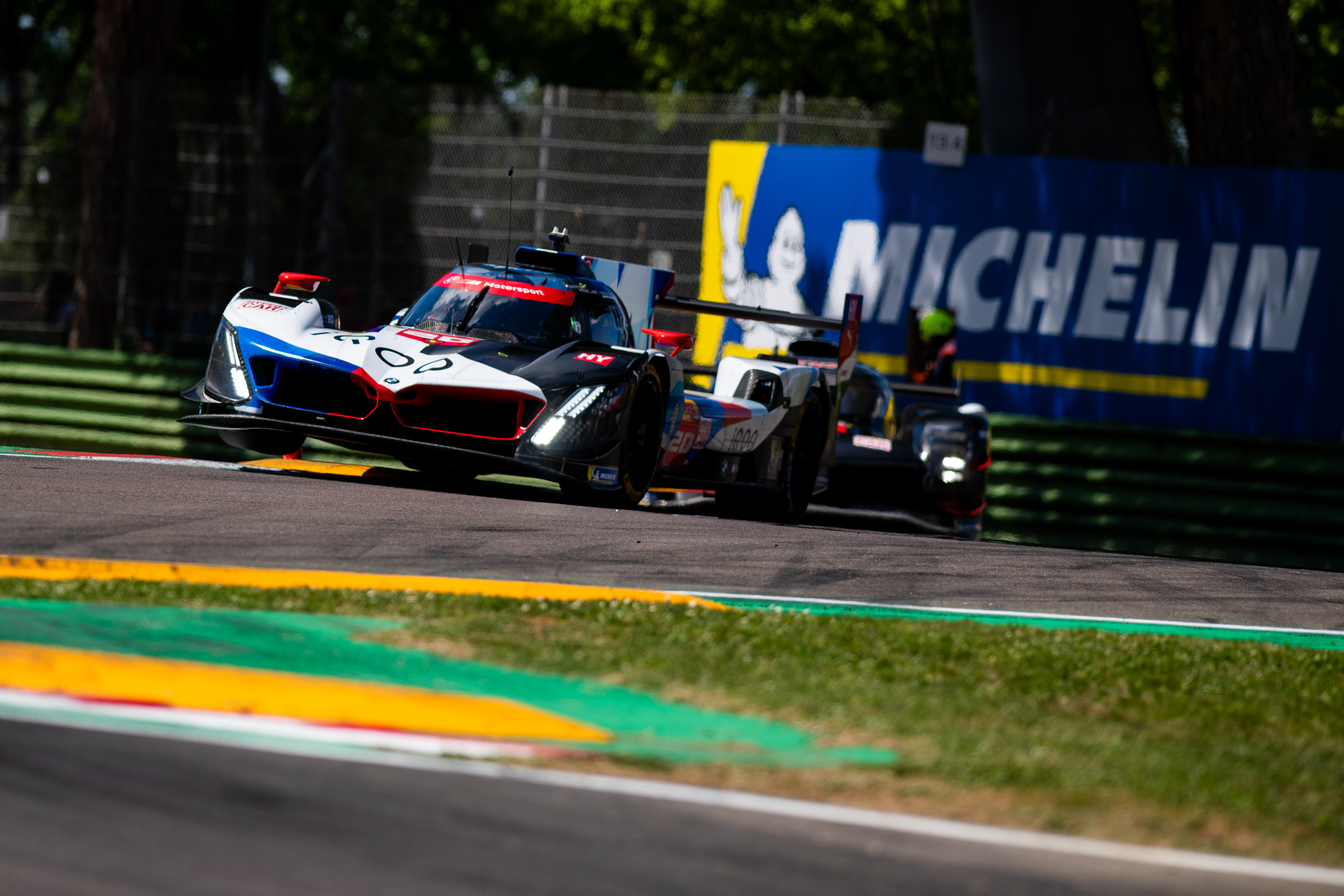 Imola, 17-21 April 2024. BMW M Motorsport. FIA World Endurance Championship, FIA WEC, BMW M Team WRT, #20 BMW M Hybrid V8, Hypercar, LMDh, Sheldon van der Linde, René Rast, Robin Frijns.