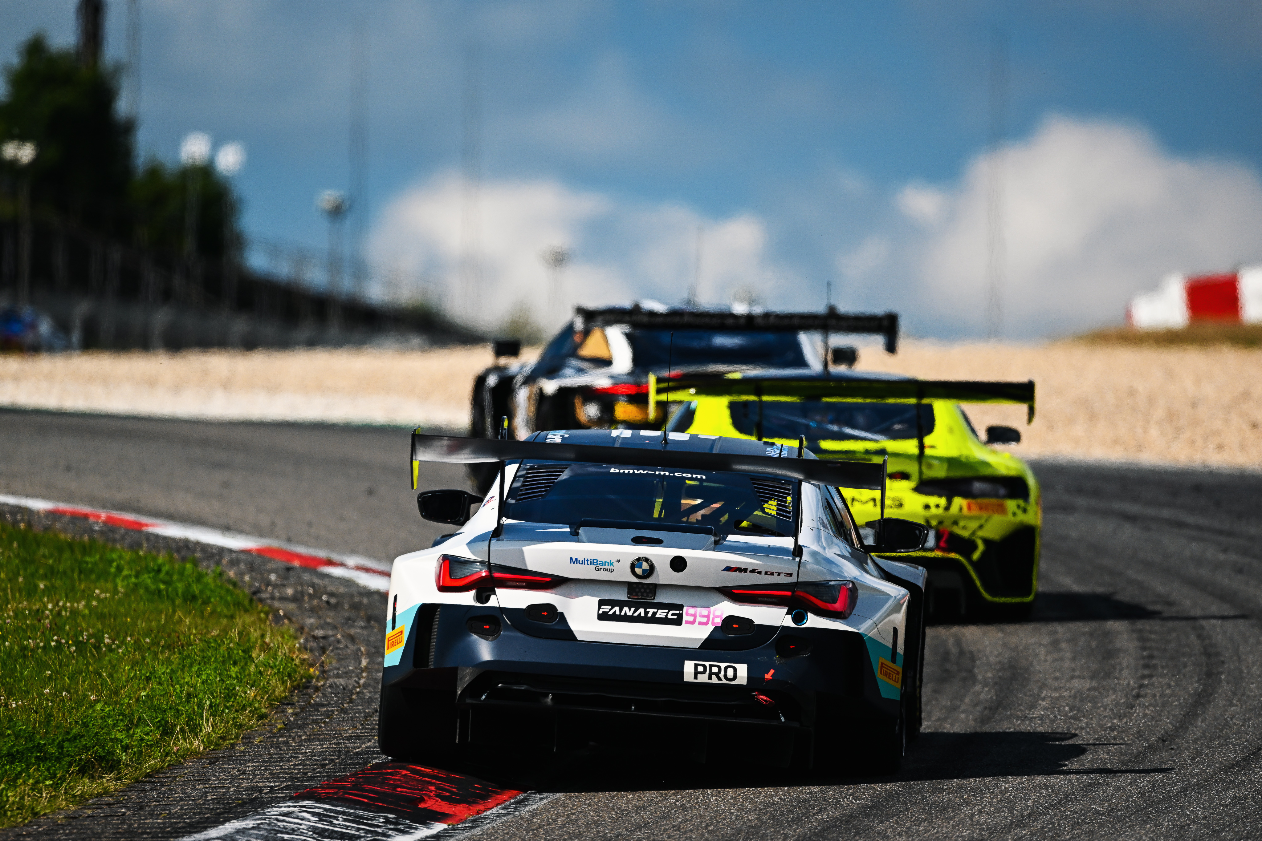 Nürburgring (GER), 26-28 July 2024. Fanatec GT World Challenge Europe, GTWC, Endurance Cup, ROWE Racing, #998 BMW M4 GT3, MultiBank Group, Augusto Farfus, Dan Harper, Max Hesse.