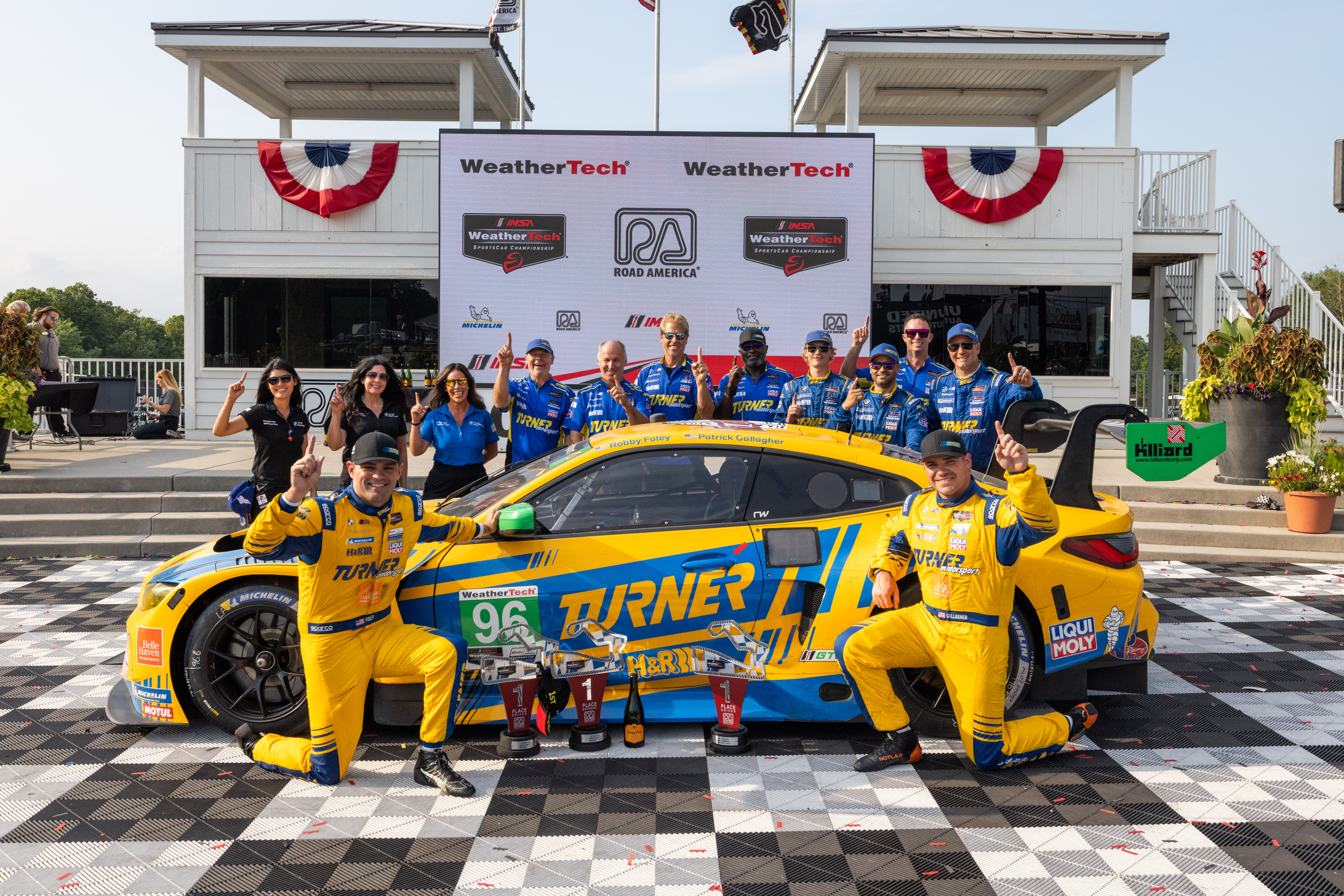 Road America (USA), 2-4 August 2024. IMSA WeatherTech SportsCar Championship, GTD, #96 BMW M4 GT3, Turner Motorsport, Robby Foley, Patrick Gallagher, Will Turner.