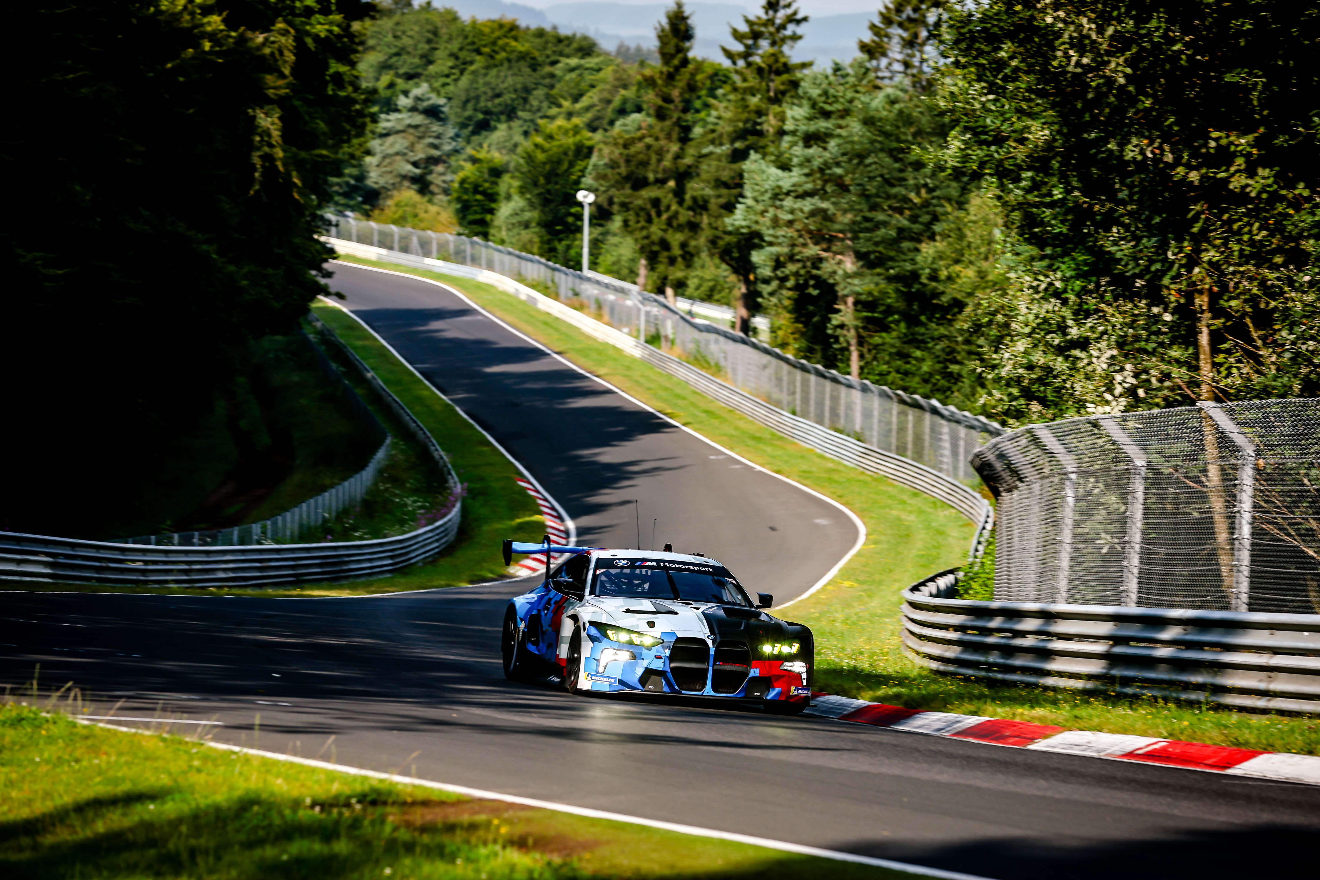 Nürburgring (GER), 2 August 2024. BMW M4 GT3 EVO, test, Nordschleife, Jens Klingmann.