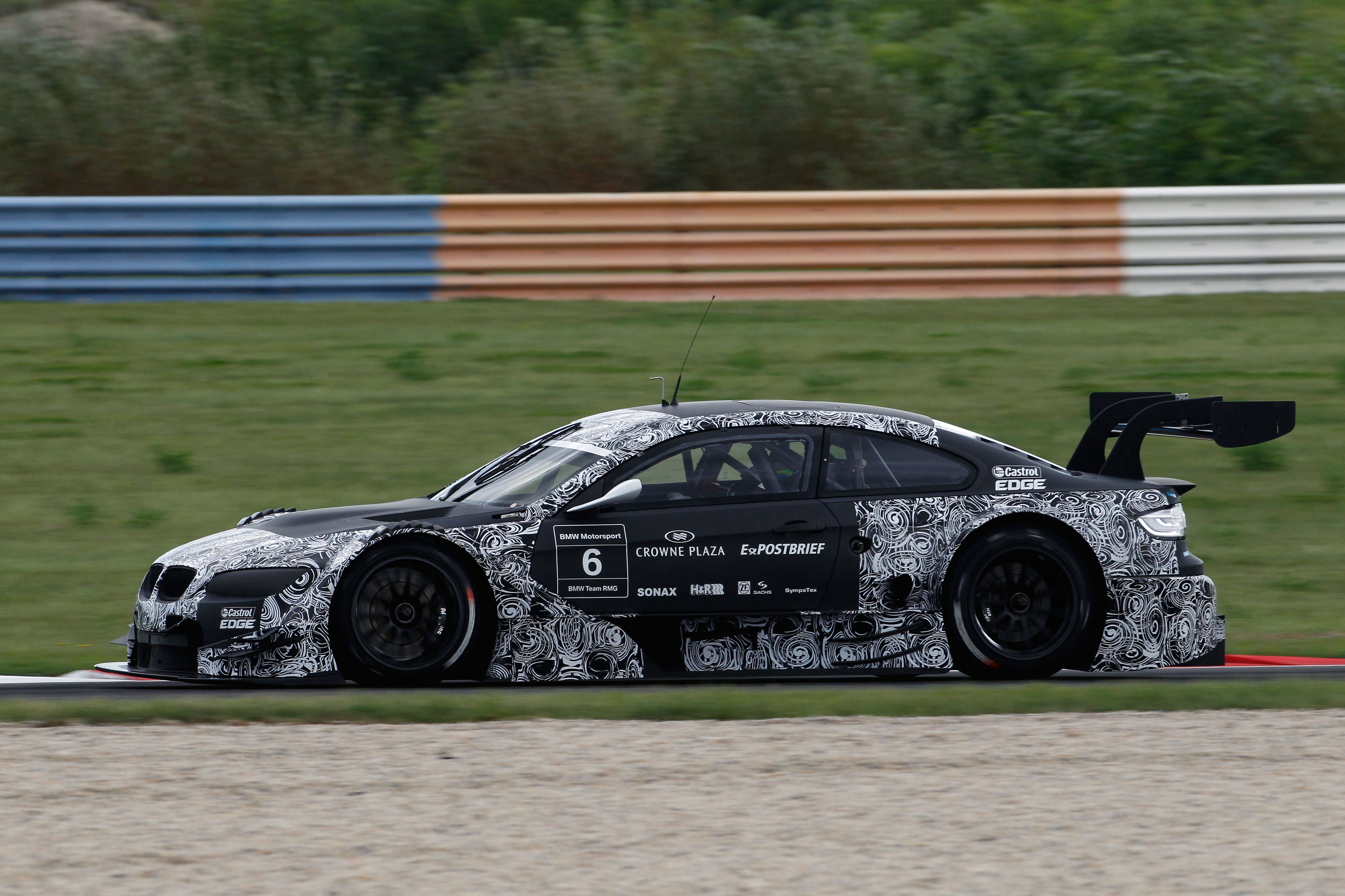 Lausitzring (GER) 13 September 2011. BMW Motorsort DTM Testing. BMW M3 DTM No. 6. BMW Team RMG. This image is copyright free for editorial use © BMW AG (09/2011).