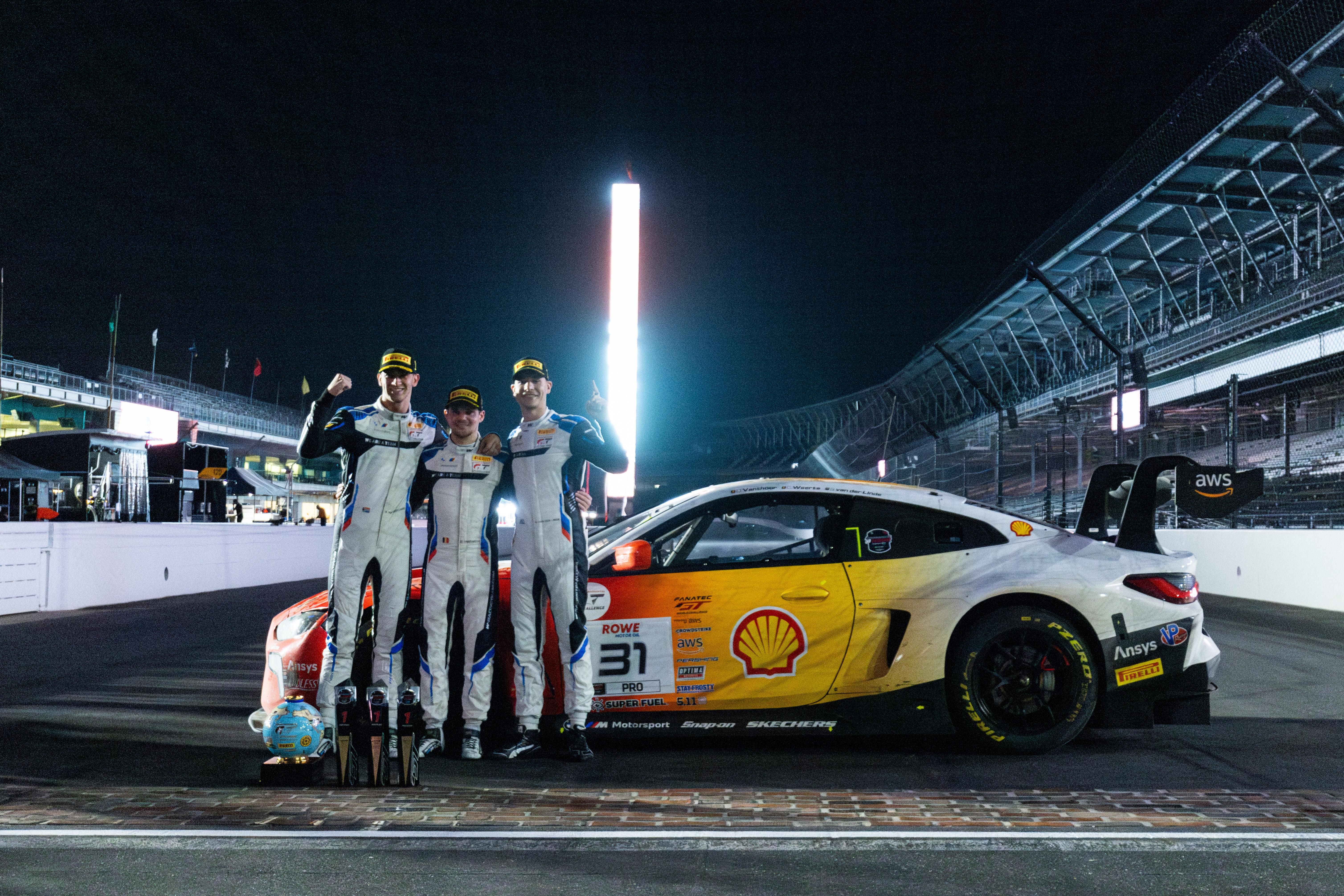 Indianapolis (USA), 3-6 October 2024. Intercontinental GT Challenge, IGTC, Team WRT, Dries Vanthoor, Sheldon van der Linde, Charles Weerts, Shell.