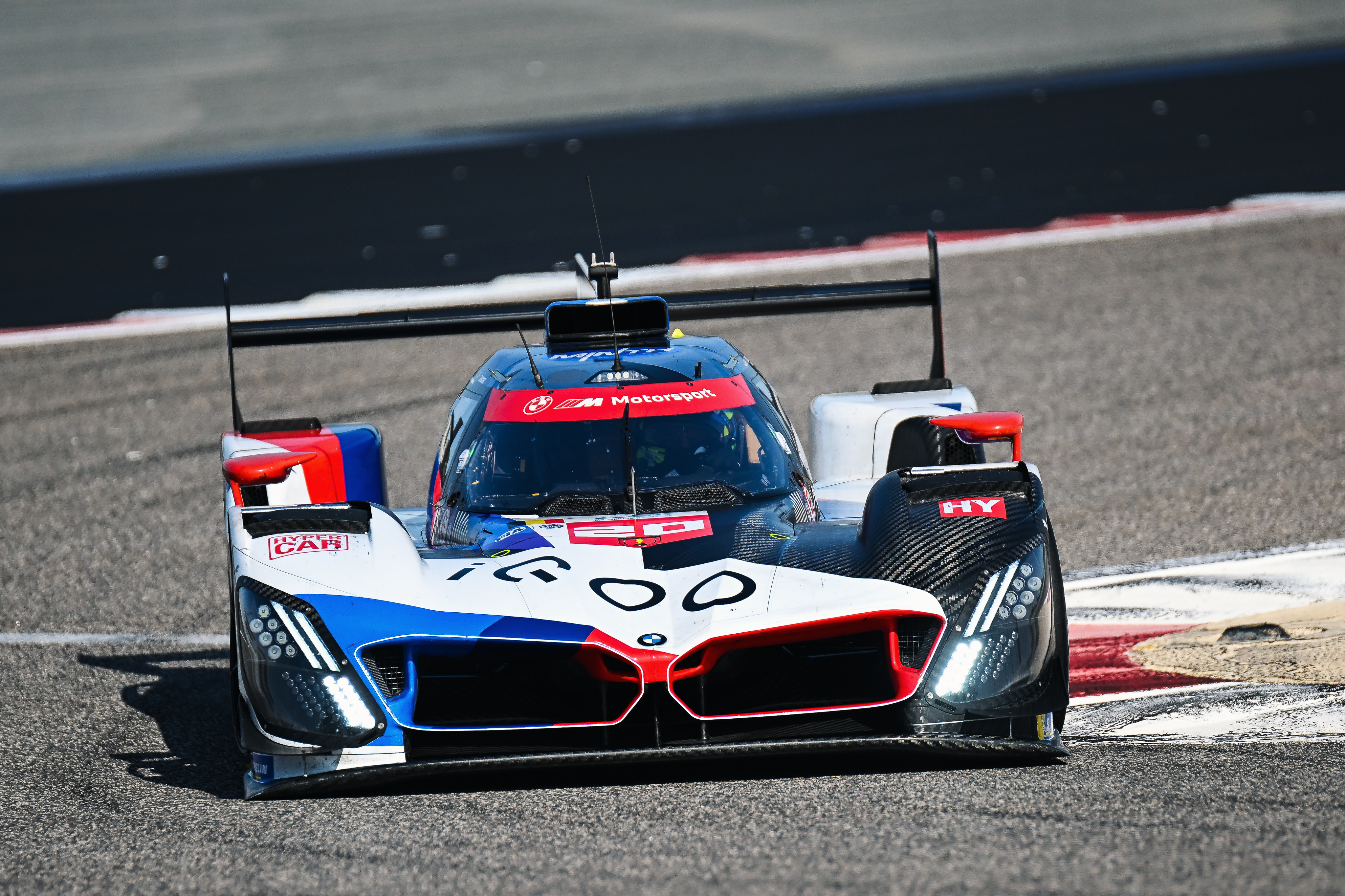 Bahrain International Circuit (BRN), 3rd November 2024. BMW M Motorsport, FIA World Endurance Championship, Bahrain Rookie Test, BMW M Team WRT, Hypercar, LMDh, hybrid, #20 BMW M Hybrid V8, Valentino Rossi, René Rast.