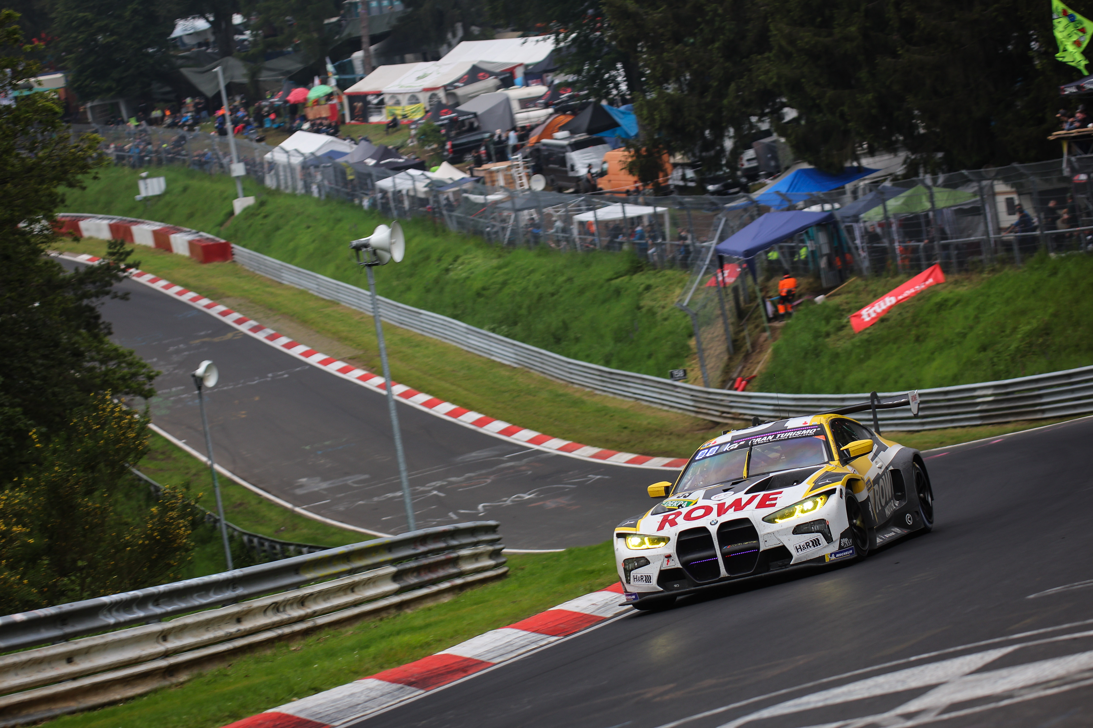 Nürburg (GER), 30th May to 2nd June 2024. BMW M Motorsport, 24h Nürburgring, Intercontinental GT Challenge IGTC, ROWE Racing, #99 BMW M4 GT3, Sheldon van der Linde, Robin Frijns, Dries Vanthoor, Augusto Farfus.